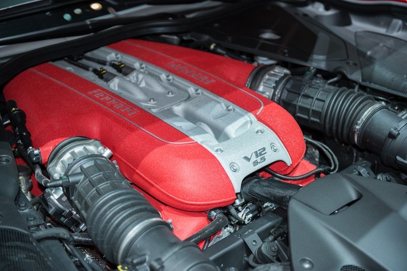 2019 Ferrari 812 Aperta Engine